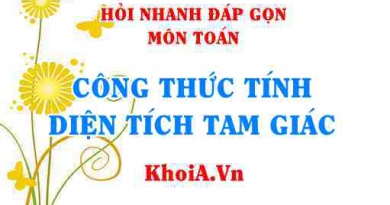 Công thức tính diện tích tam giác: Tam giác thường, tam giác vuông, tam giác cân, tam giác đều? Hỏi nhanh đáp gọn môn Toán